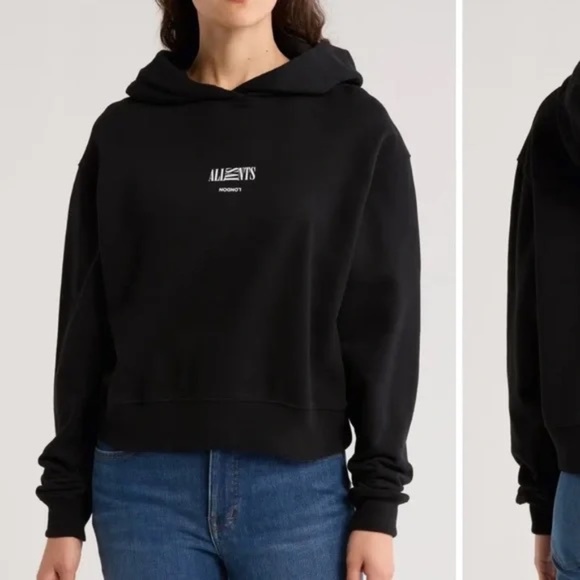 All Saints Burman Pippa Pullover Hoodie - Picture 2 of 7